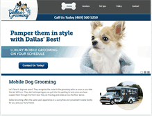 Tablet Screenshot of dallasgrooming.com